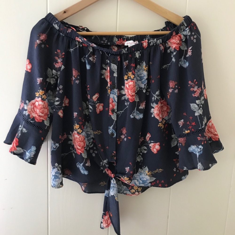 Floral Off-Shoulder Blouse